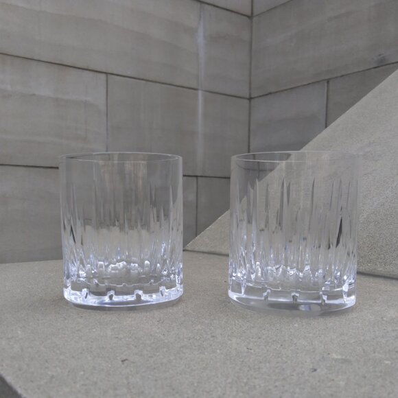 Miller Rogaska Pair (2) Soho Double Old Fashioned Crystal Glasses - Picture 3 of 15